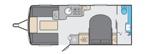 Swift Challenger Grande 580 SE Layout