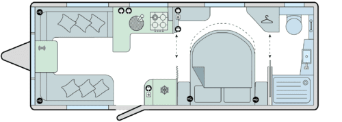 Bailey Alicanto Grande Deluxe Evora Layout