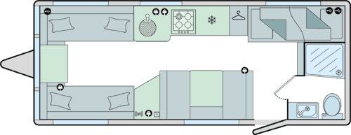 Bailey Pegasus Grande GT75 Ancona 2025 Layout