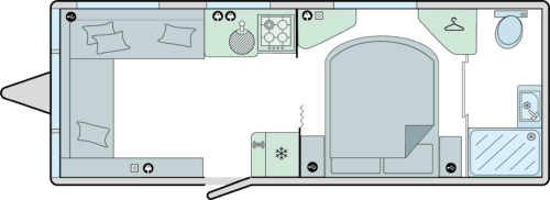 Bailey Pegasus Grande GT75 Bologna 2025 Layout