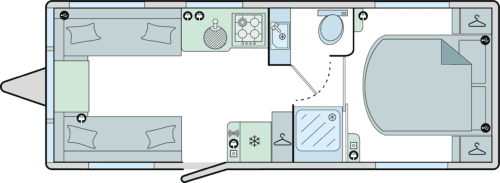 Bailey Pegasus Grande GT75 Messina 2025 Layout