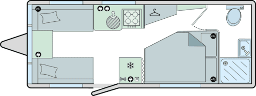 Bailey Phoenix GT75 440 Layout