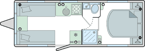 Bailey Phoenix GT75 640 2025 Layout