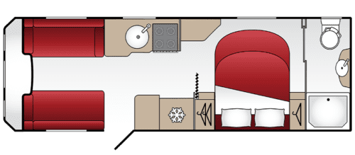 Coachman VIP 675 2025 Layout