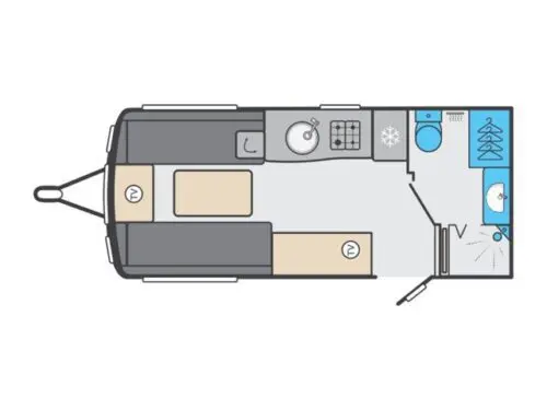 Swift Conqueror 480 2022 Layout