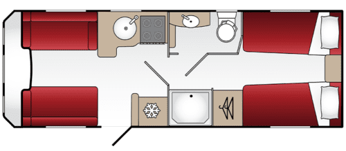 Coachman Laser 865 Xtra 2025 Layout