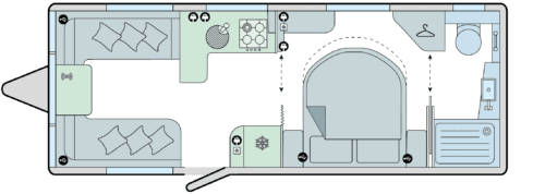 Bailey Alicanto Grande Deluxe Evora Layout