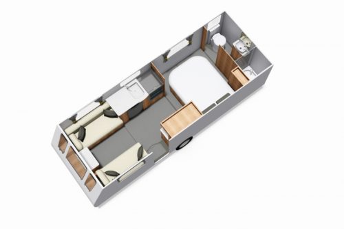 Coachman Casita 554 2021 Layout