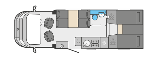 Swift Voyager 485 2024 Layout